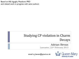 Studying CP violation in Charm Decays