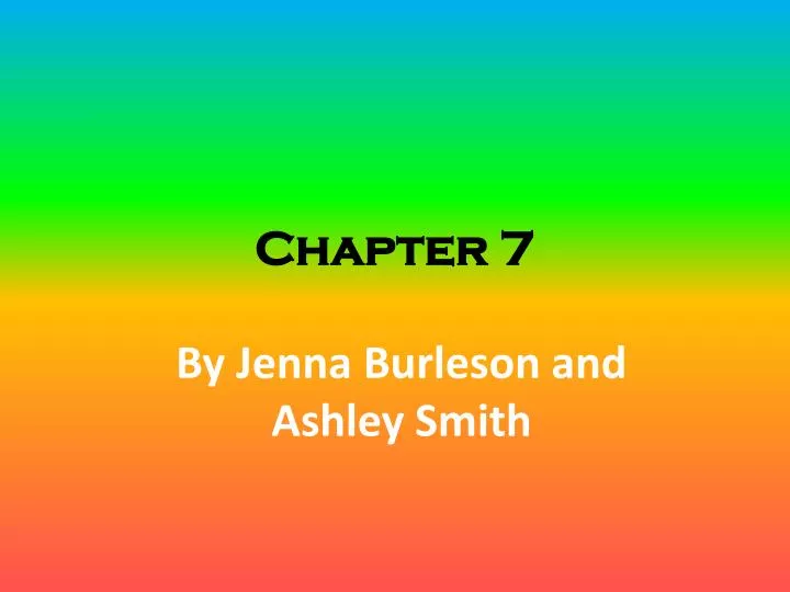 chapter 7