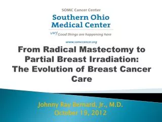 From Radical Mastectomy to Partial Breast Irradiation: The Evolution of Breast Cancer Care