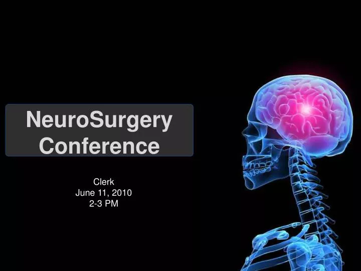 neurosurgery conference