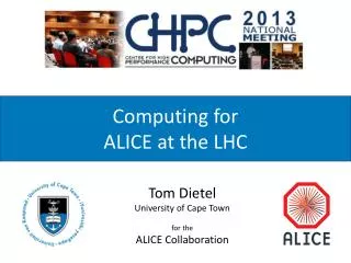 Computing for ALICE at the LHC