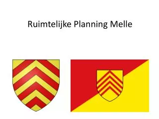 ruimtelijke planning melle