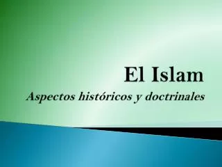 el islam aspectos hist ricos y doctrinales