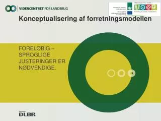 konceptualisering af forretningsmodellen