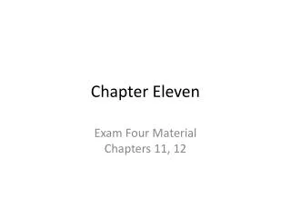 Chapter Eleven