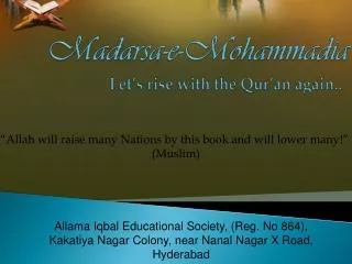 Madarsa-e- Mohammadia