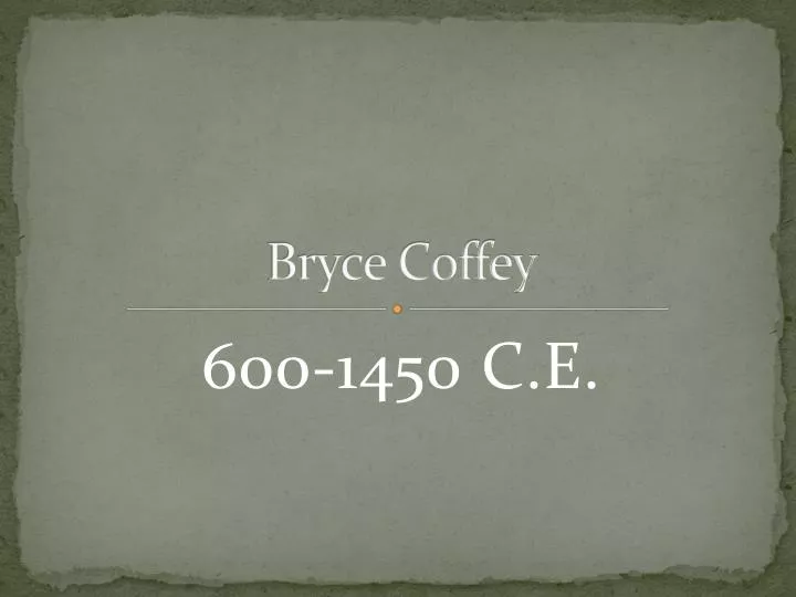 bryce coffey