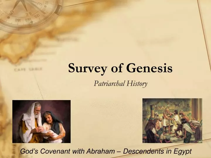 survey of genesis