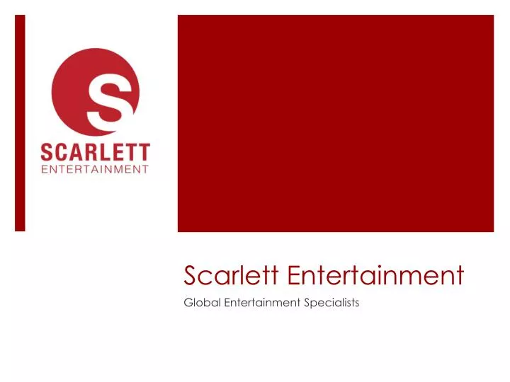 scarlett entertainment