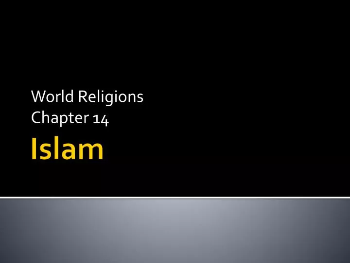 world religions chapter 14