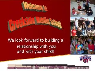 We look forward to building a relationship with you and with your child!