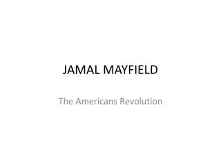 JAMAL MAYFIELD