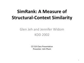 SimRank : A Measure of Structural-Context Similarity