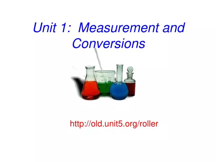 unit 1 measurement and conversions