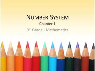 Number System Chapter 1