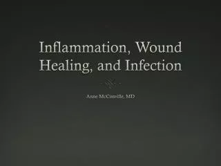 Inflammation, Wound Healing, and Infection