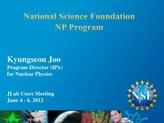 National Science Foundation NP Program