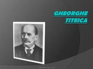 gheorghe titeica
