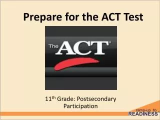 Prepare for the ACT Test