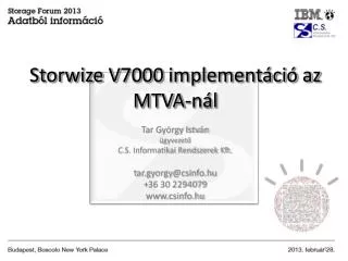 storwize v7000 implement ci az mtva n l