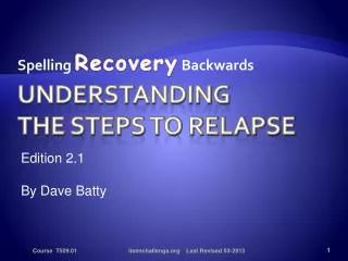 Understanding the Steps to Relapse
