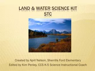 Land &amp; Water Science Kit STC