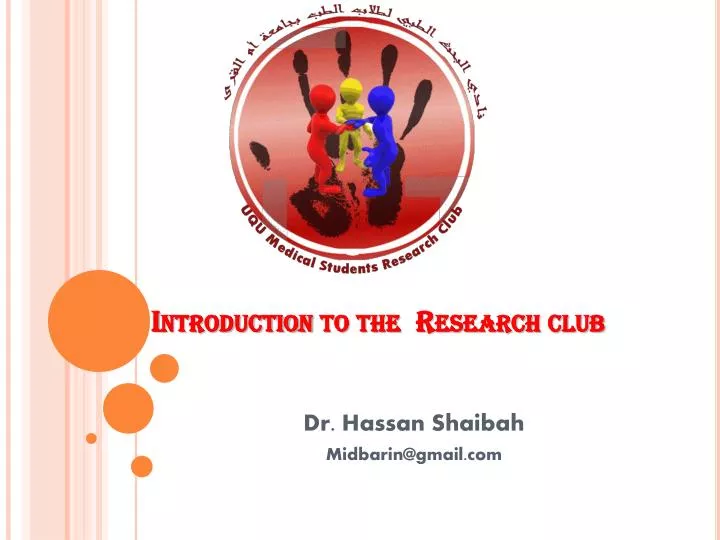 introduction to the research club
