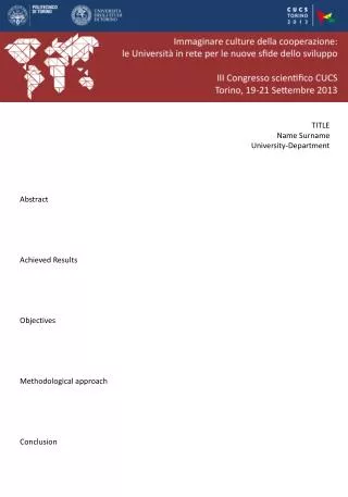title name surname university department