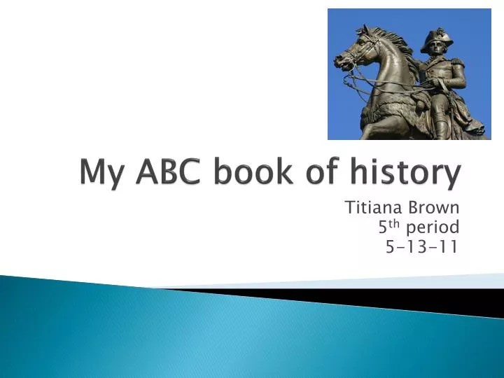 my abc book of history