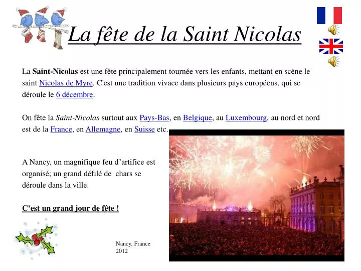 la f te de la saint nicolas