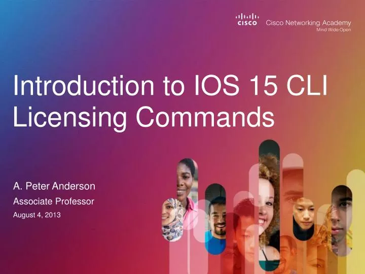 introduction to ios 15 cli licensing commands