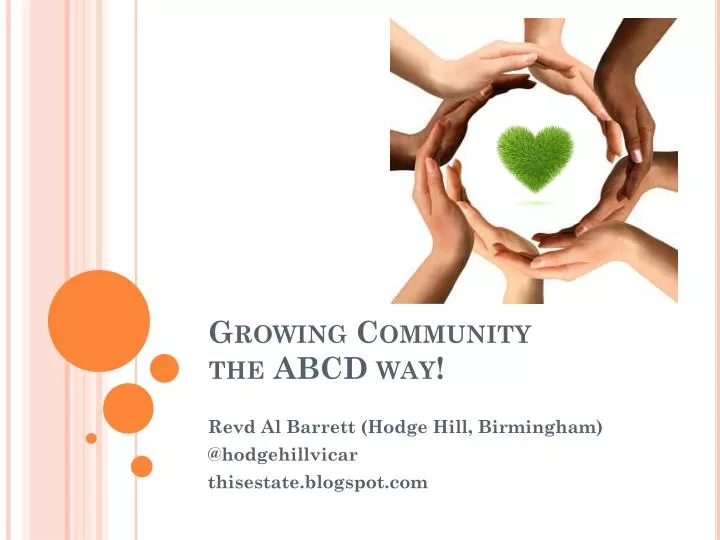 growing community the abcd way
