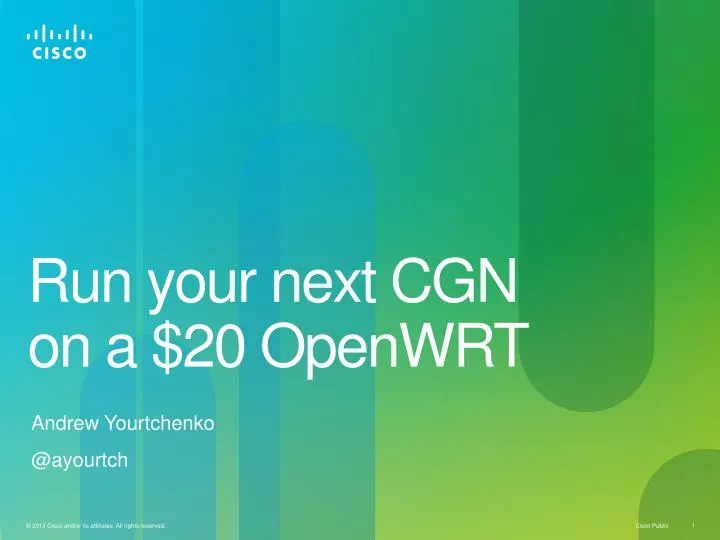 run your next cgn on a 20 openwrt
