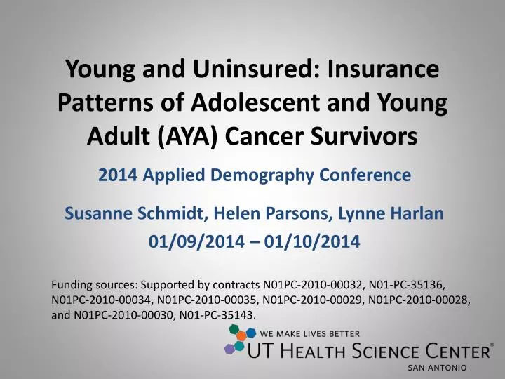 young and uninsured insurance patterns of adolescent and young adult aya cancer survivors