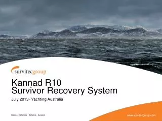 Kannad R10 Survivor Recovery System