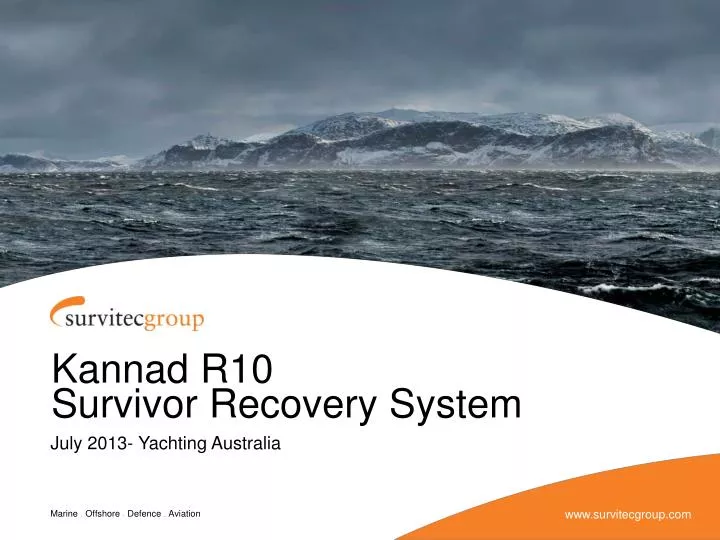 kannad r10 survivor recovery system