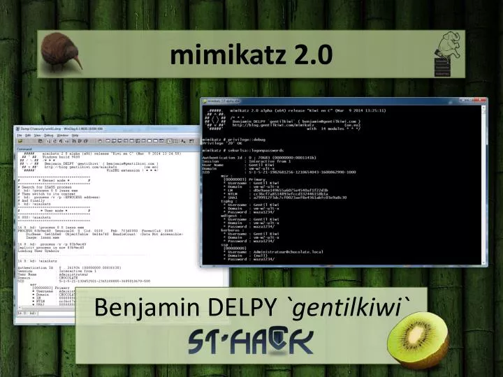 mimikatz 2 0