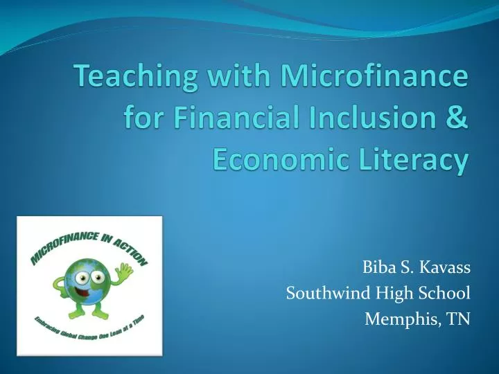 teaching with microfinance for financial inclusion economic literacy