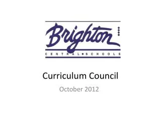 Curriculum Council