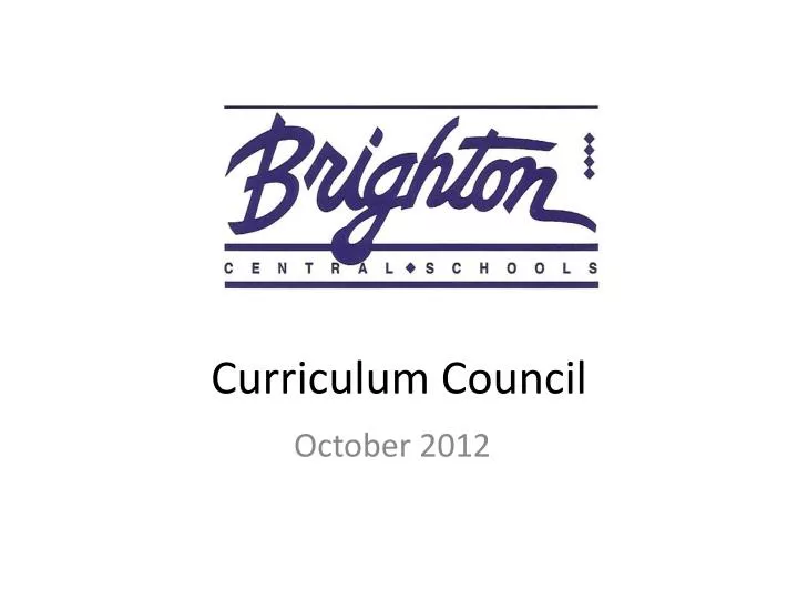 curriculum council
