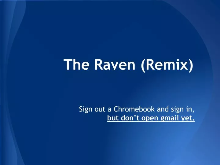 the raven remix
