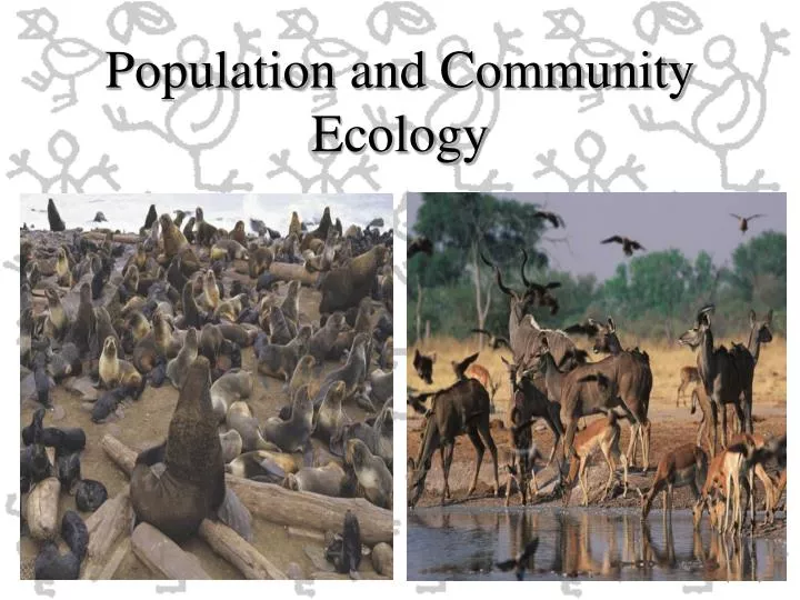 population and community ecology