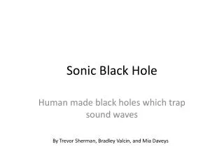 PPT - Black Hole Course - Edukite PowerPoint Presentation, free ...