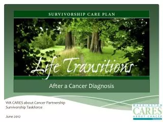 WA CARES about Cancer Partnership Survivorship Taskforce June 2012