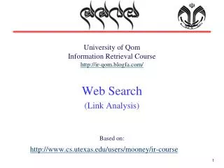 University of Qom Information Retrieval Course http://ir-qom.blogfa.com/ Web Search