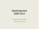 Sisehindamine 2009-2012 - slide 1