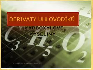 karboxylov kyseliny