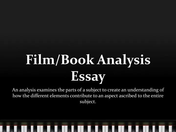 film book analysis essay