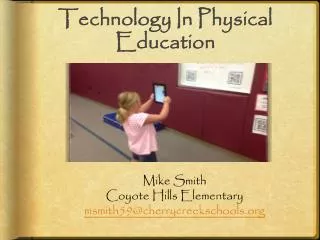 Technology In Physical Education