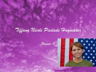 Tiffany Nicole Piedade Haymaker